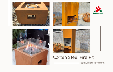 Corten Steel Backyard Fire Pit